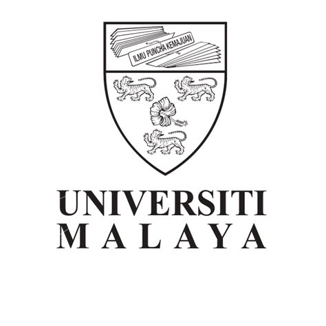 universiti malaya logo black and white